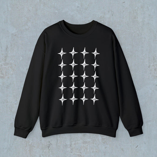 один (Alone Clothing) 2 piece star pattern sweatshirt