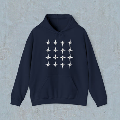 один (Alone Clothing) Star Pattern Hoodie